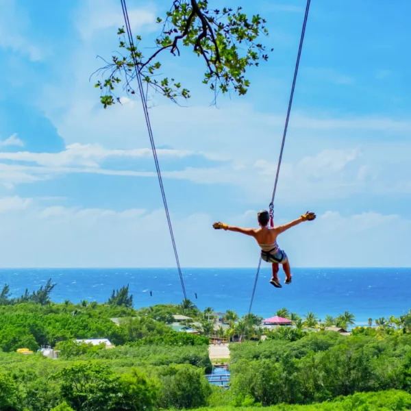 Extreme Zip Line Adventure at Mahogany Bay