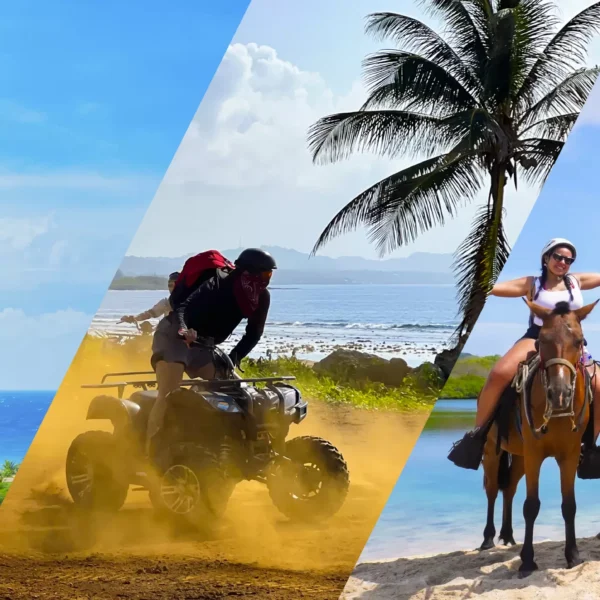 Ultimate Adventure Package: Horseback, Zip Line & ATV at Mahogany Bay